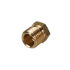 Brass cap screw for Ø8mm tube